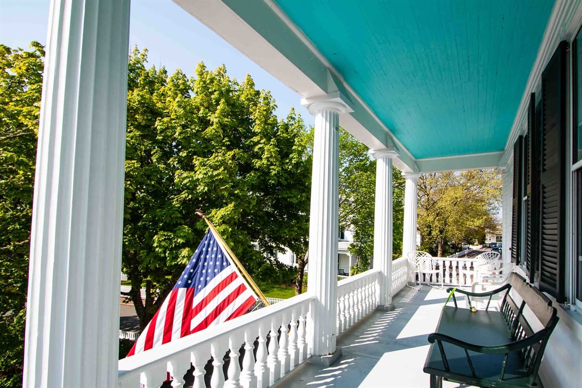 East Wing Porch Looking South