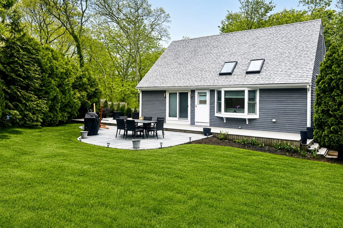 Patio side of House