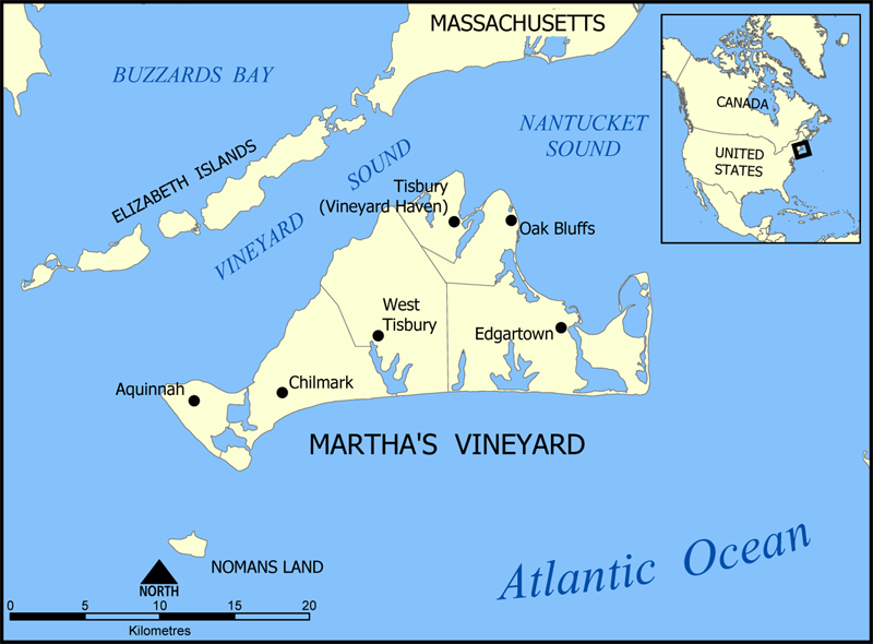 Martha’s Vineyard map and guide